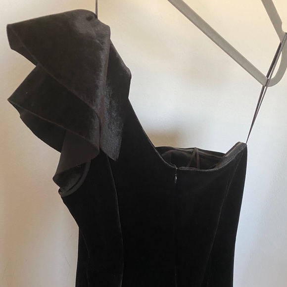 ELIZA J WOMENS VELVET ONE SHOULDER SHEATH DRESS - Picture 6 of 10